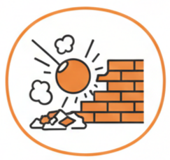 Demolition Waste Removal Icon