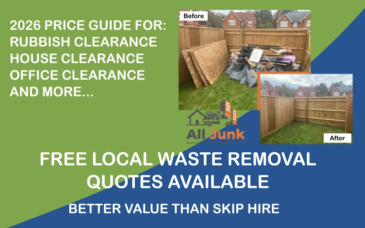 2026 Rubbish Clearance Prices In Surrey and London