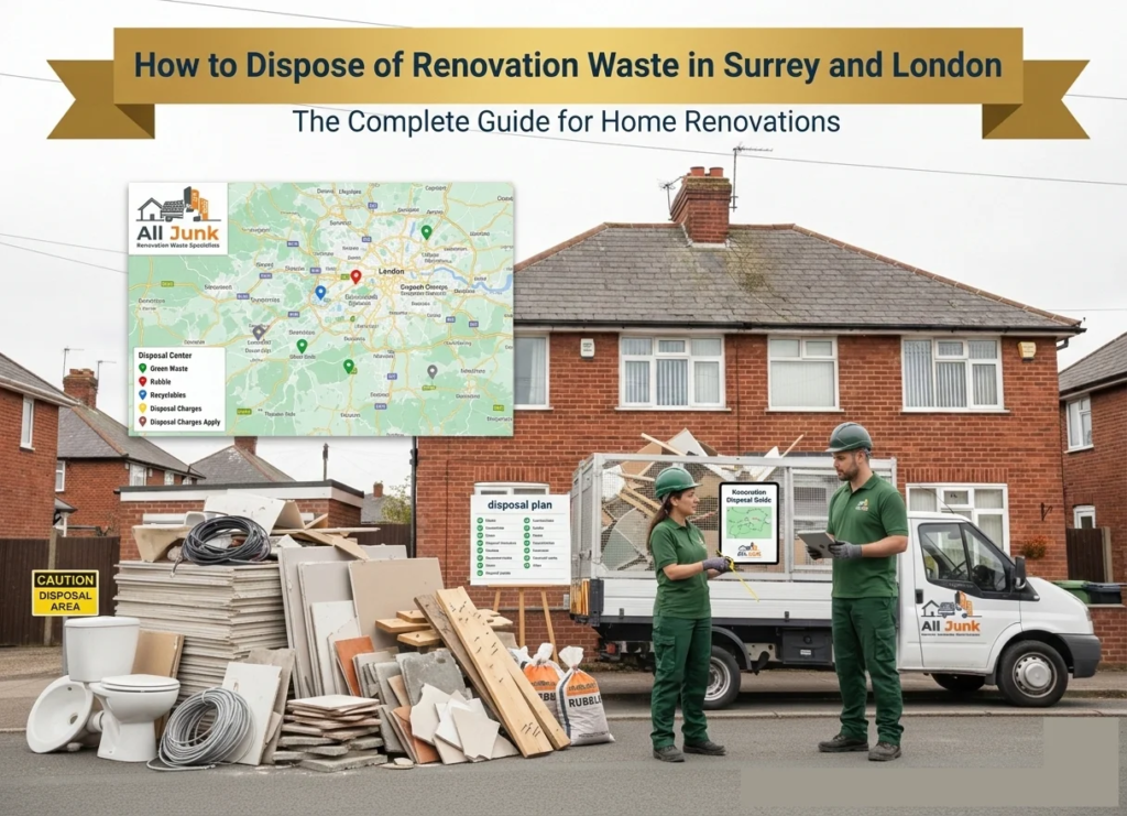 How to Dispose of Renovation Waste in Surrey and London - All Junk