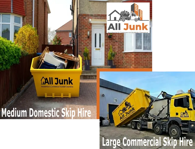 Skip Hire in Leatherhead - Residential and Commercial Skips - All Junk