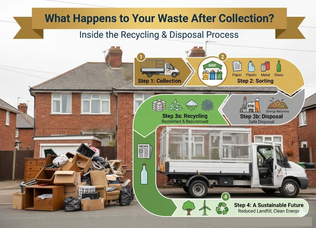 What Happens to Your Waste After Collection Inside the Recycling & Disposal Process - All Junk
